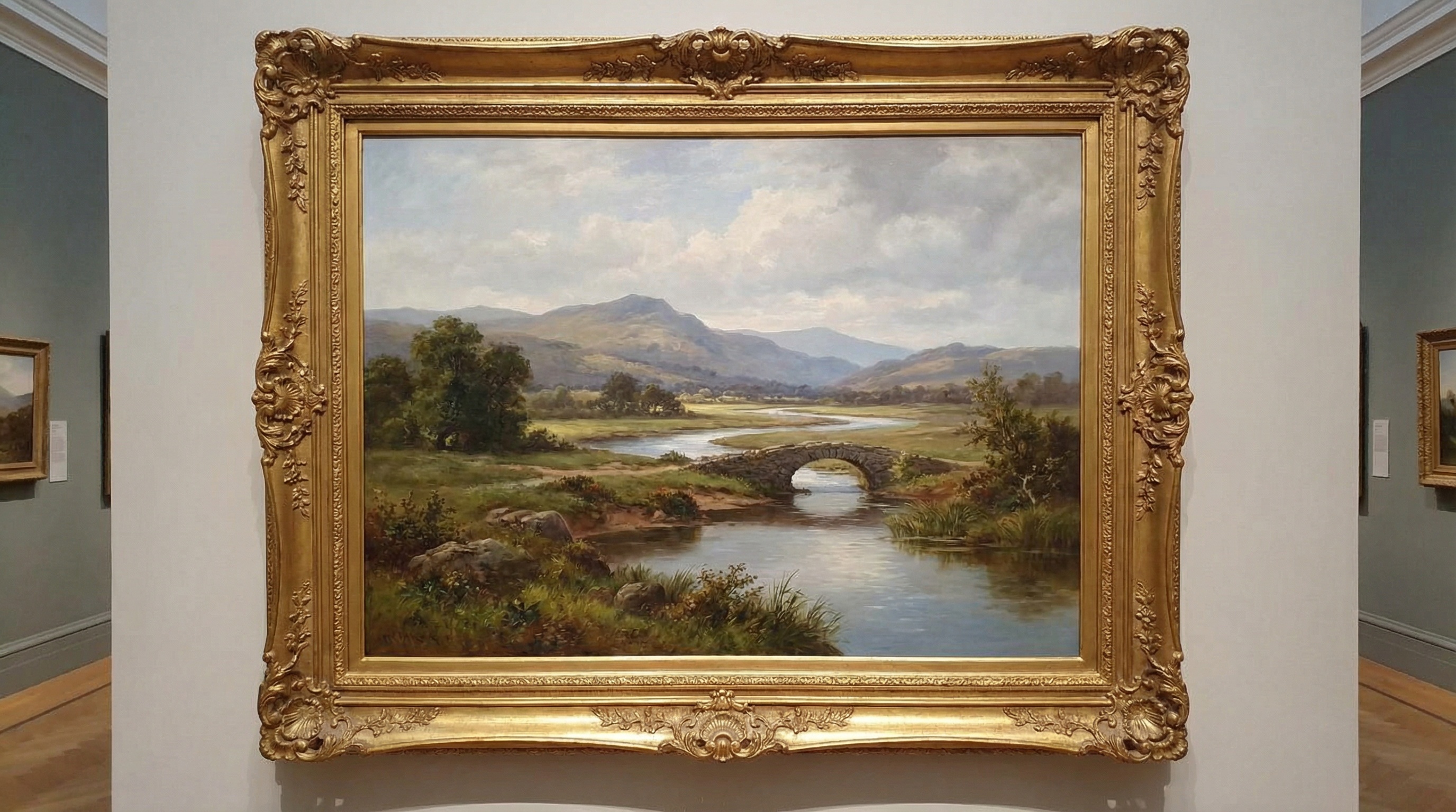 Detailed appraisal report showing artwork photos, condition notes, and valuation methodology