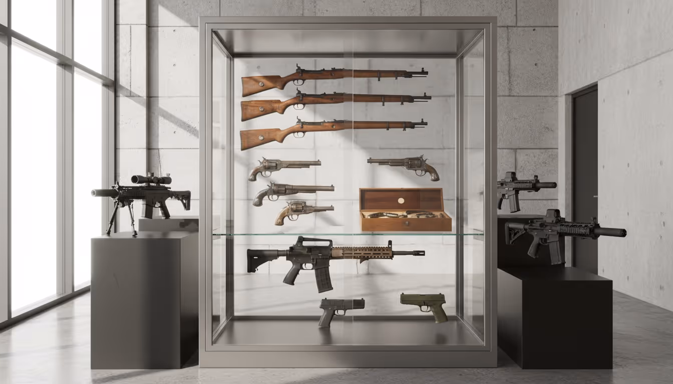 Mixed Antique and Modern Firearms Collection Insurance Appraisal