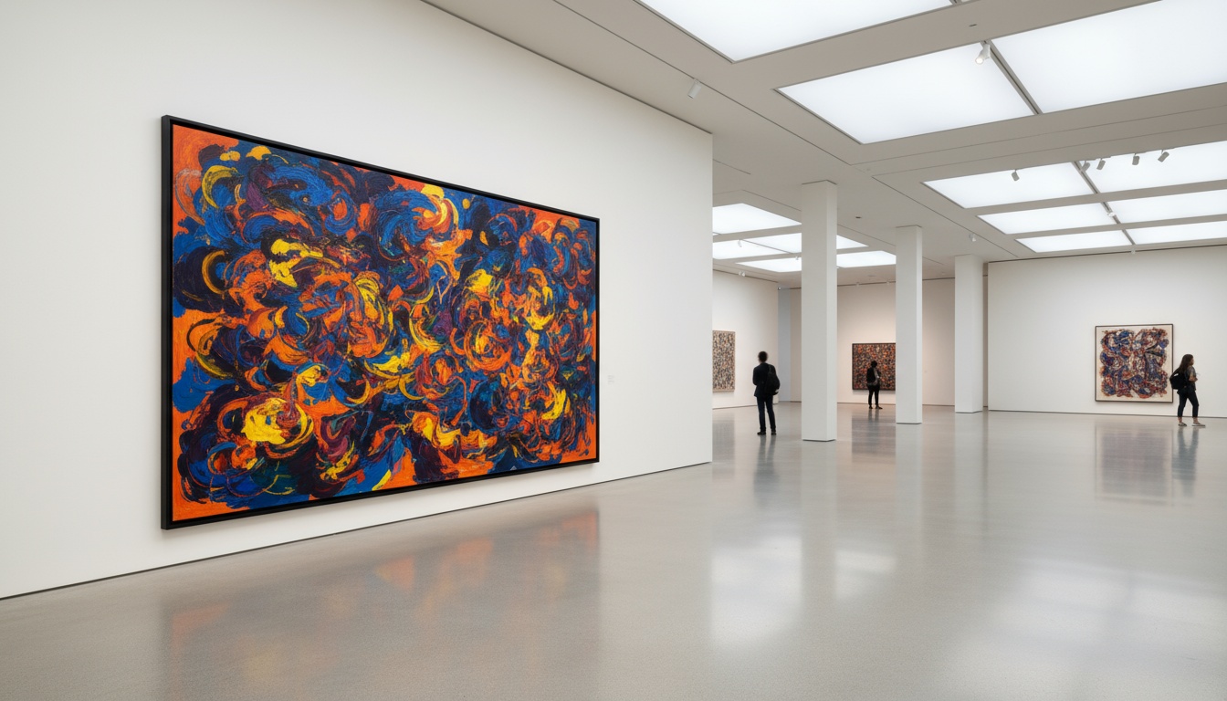 Charitable Donation Appraisal of Contemporary Abstract Painting